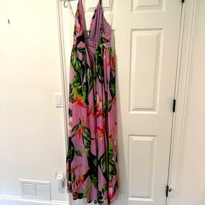 Pink maxi dress